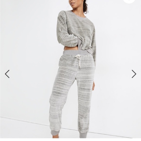 Madewell Pants - Madewell Velour Space Dyed Slim Fit Jogger